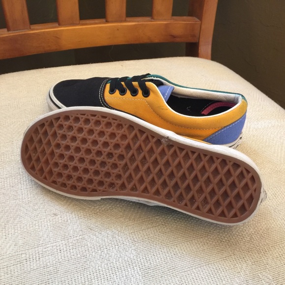 Vans Off the Wall Multicolor Canvas sneakers Sz 4 - Picture 6 of 6